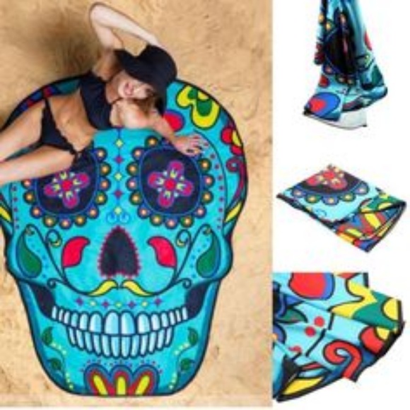 USA FLAG PATRIOTIC BEACH BLANKET- 4TH OF JULY - Picture 5 of 6